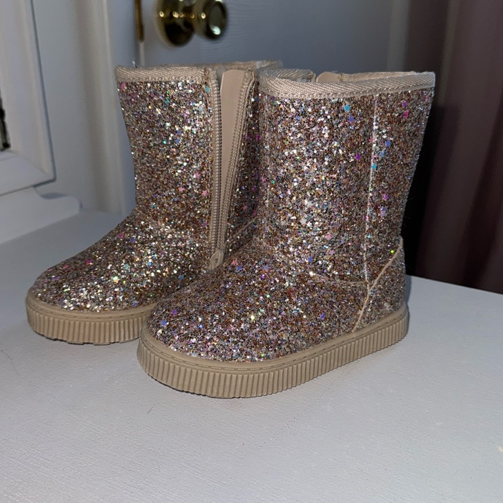 Toddler Girl Cat & Jack Glitter Boots